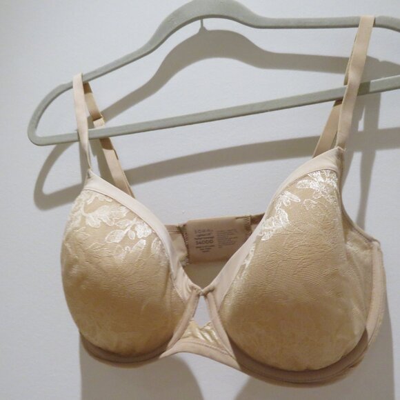 SOMA Lightest Lift Perfect Coverage Bra in Pale Sand Floral - Size 34DDD - Picture 7 of 14
